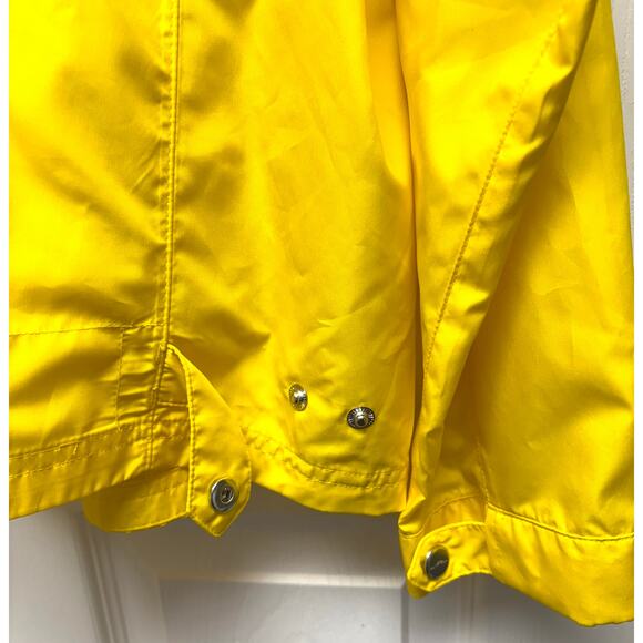 Yellow Ralph Lauren Active Windbreaker, Full Zip Jacket, Emblem, Women's Size XL - Picture 6 of 7
